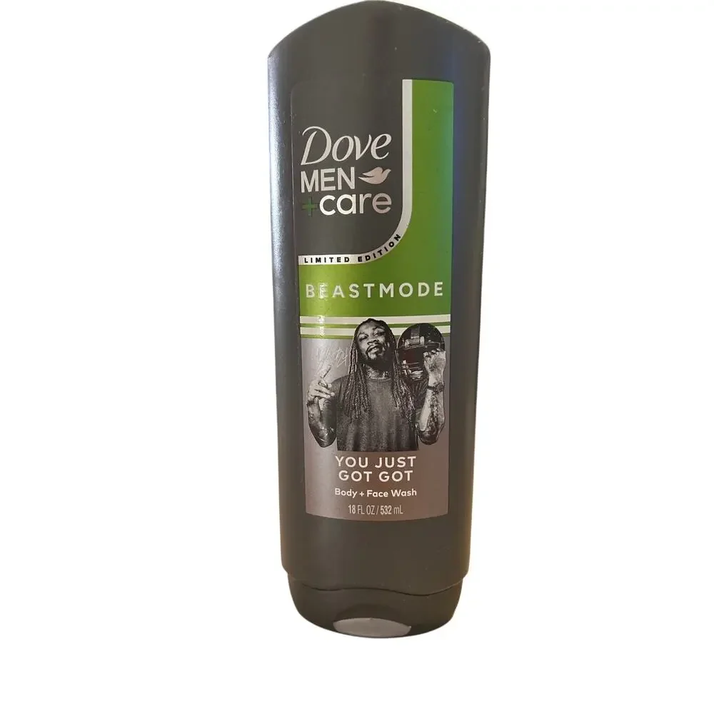New Dove Men + Care Lt Edition Beast Mode You Just Got Got Face & Body Wash 18oz